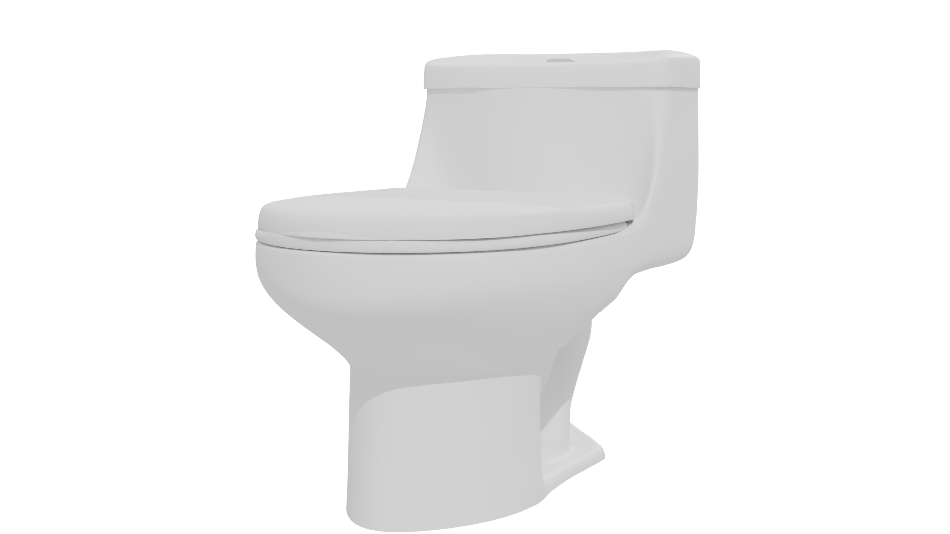 Sleek Modern Toilet 3D Model - Professional 3D Model Render 12