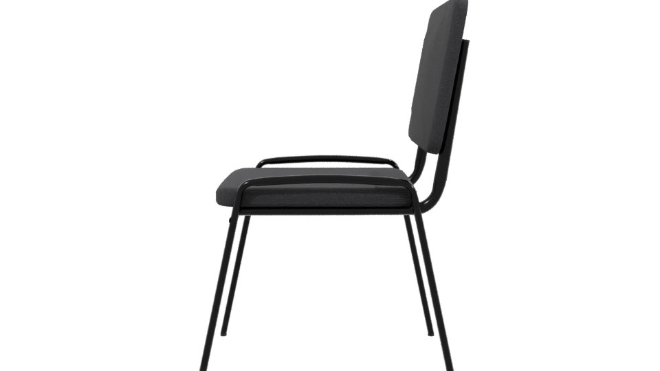 Stylish Minimalist Dining Chair 3D - Professional 3D Model Render 2