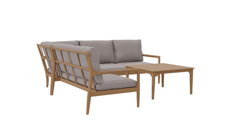 Modern Outdoor Sofa Set 3D - Professional 3D Model Render 7