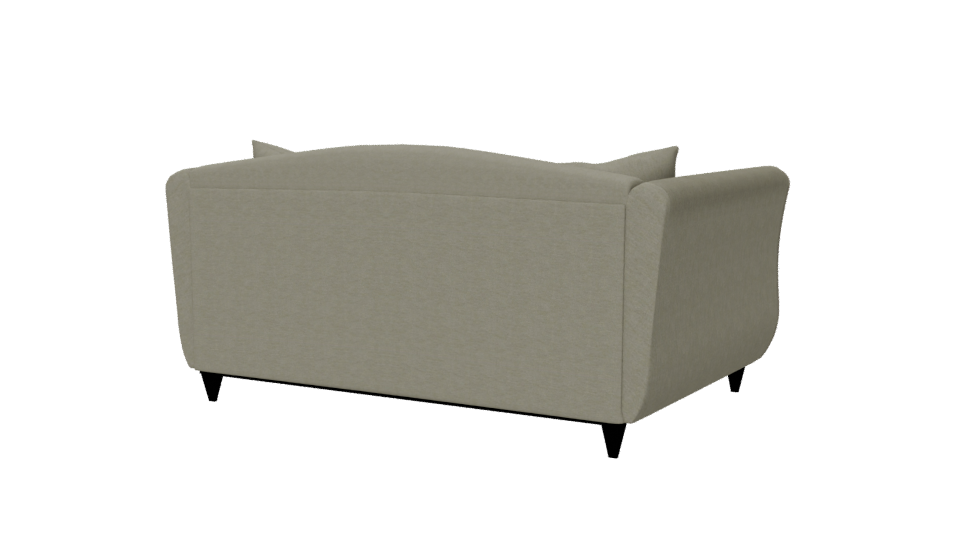 Modern Fabric Sofa with Cushions 3D Model - Professional 3D Model Render 6