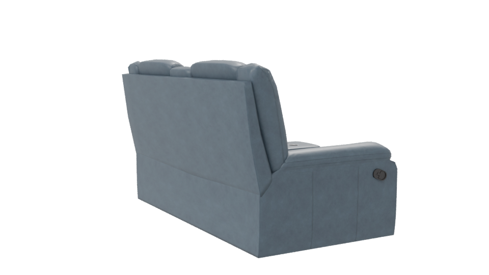 Comfortable Reclining Sofa Model - Professional 3D Model Render 7