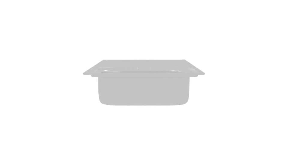 Stylish Stainless Steel Kitchen Sink 3D Model - Professional 3D Model Render 8