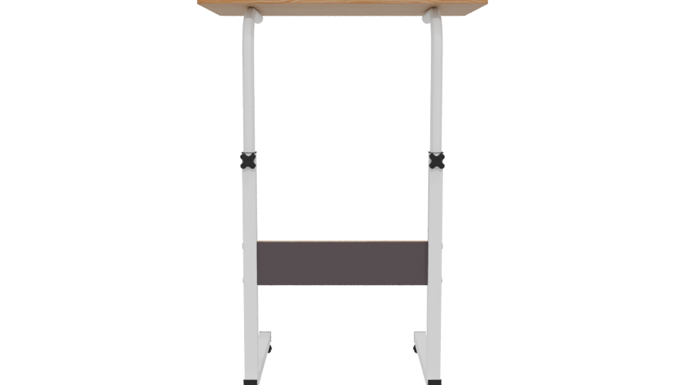 Minimalist Height Adjustable Desk 3D - Professional 3D Model Render 5