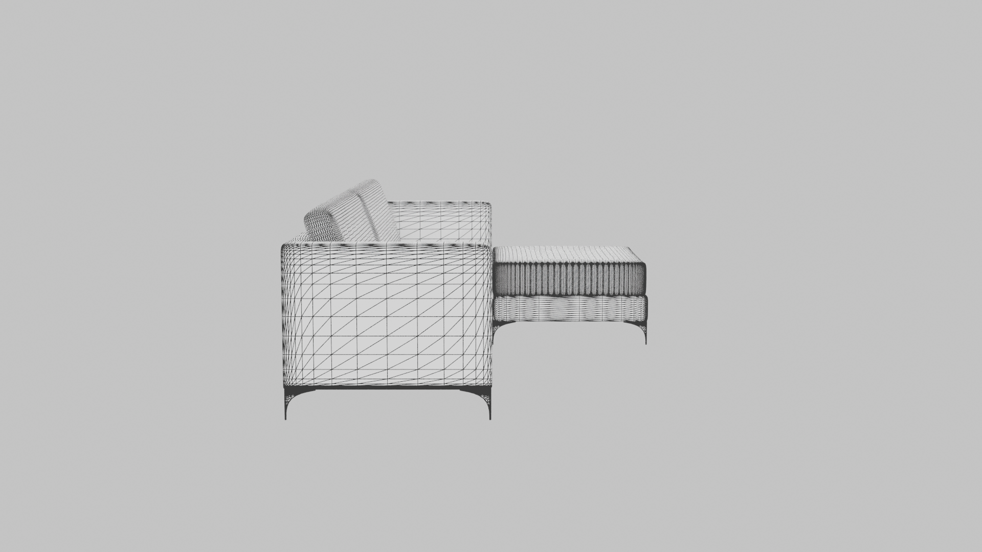 Contemporary Sectional Sofa Model 3D - Professional 3D Model Render 14