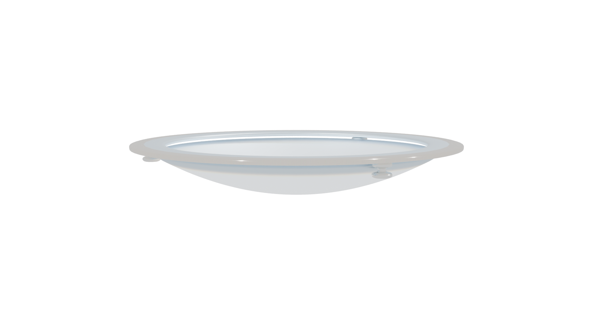 LED Ceiling Light Fixture 3D - Professional 3D Model Render 2