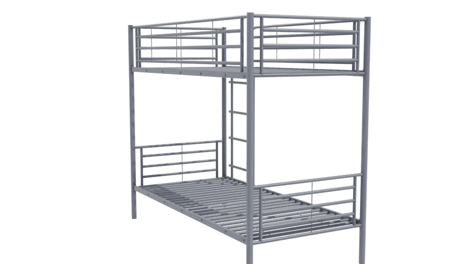Stylish Bunk Bed 3D Model - Professional 3D Model Render 10