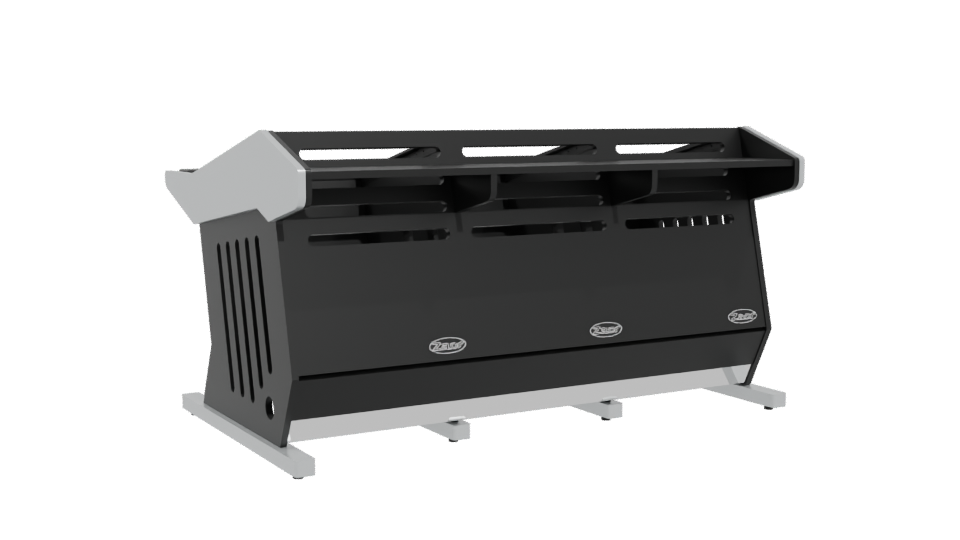 Stylish Modern Storage Shelving Unit - Professional 3D Model Render 4