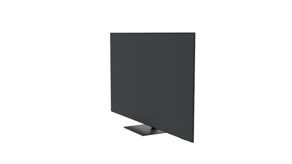 Sleek Modern Flat Screen TV - Professional 3D Model Render 13