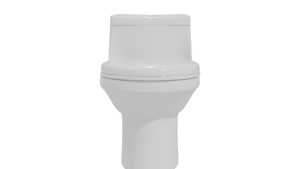 Modern Bathroom Toilet 3D Model - Professional 3D Model Render 11