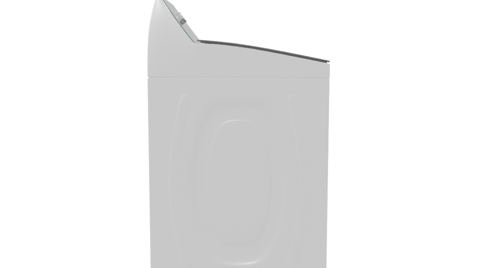 Stylish Top-Load Washing Machine 3D - Professional 3D Model Render 8