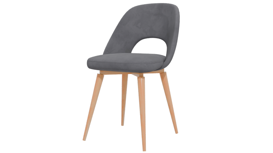 Stylish Modern Dining Chair 3D - Professional 3D Model Render 12