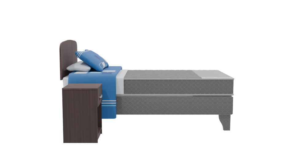 Stylish Bedroom Furniture Set 3D - Professional 3D Model Render 8