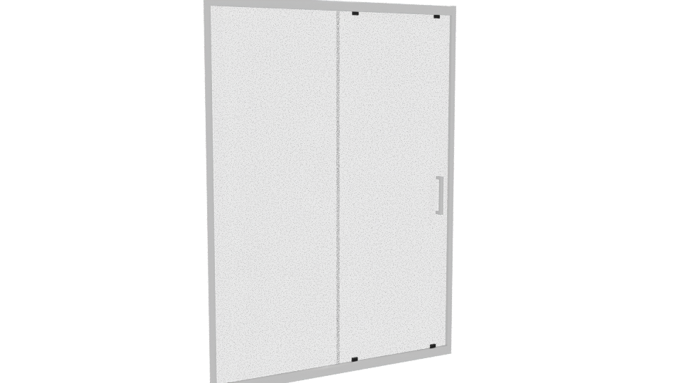 Modern Sliding Glass Door 3D - Professional 3D Model Render 10