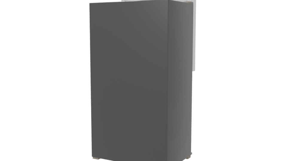 Sleek Modern Refrigerator 3D Model - Professional 3D Model Render 6