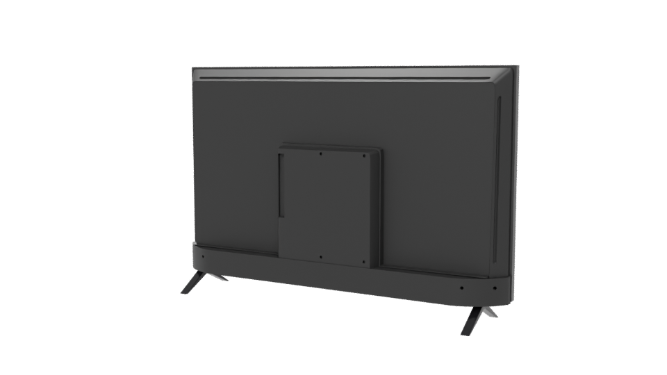 Sleek Modern TV Display Model - Professional 3D Model Render 6