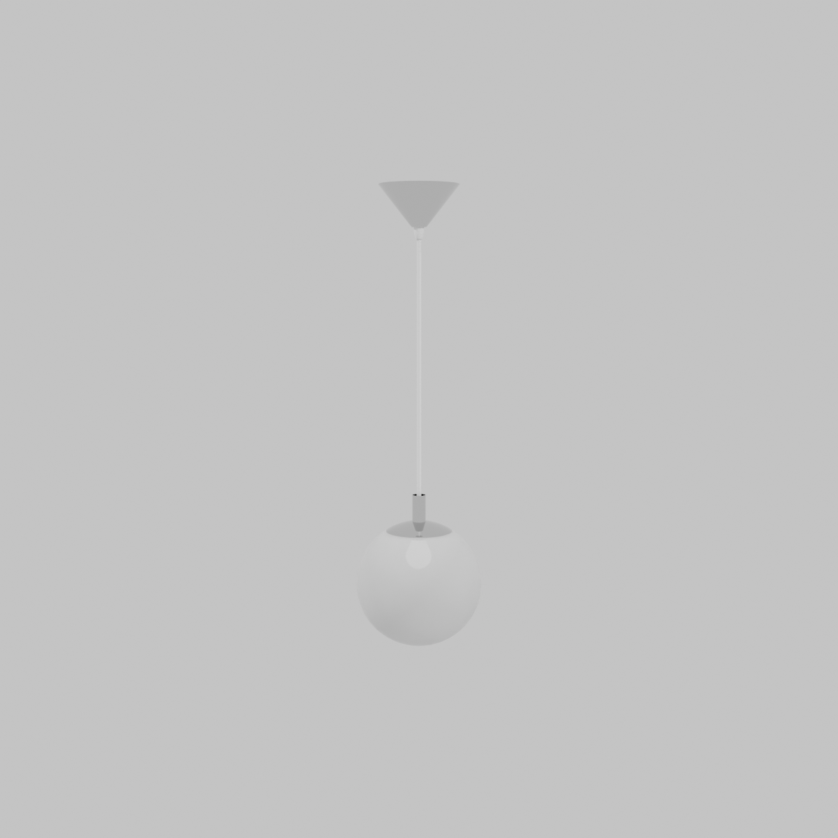 Contemporary Pendant Light Fixture 3D Model - Professional 3D Model Render 13