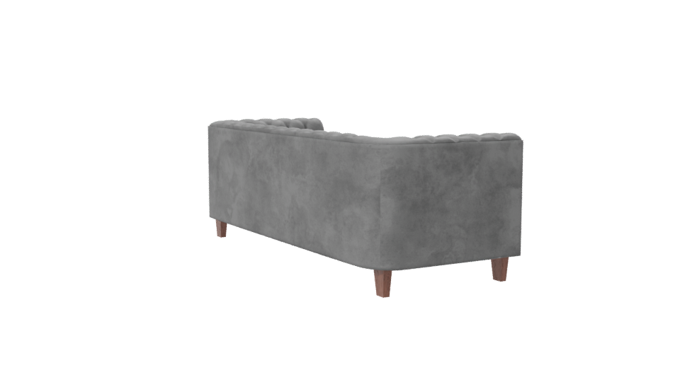 Elegant Chesterfield Sofa Model - Professional 3D Model Render 7