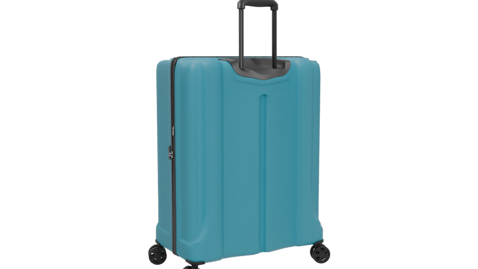 Stylish Hard-shell Travel Suitcase 3D - Professional 3D Model Render 4