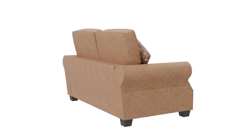 Stylish Sofa with Cushions - Professional 3D Model Render 7