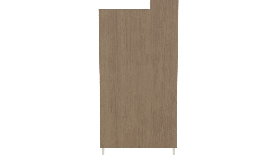 Modern Wooden Cabinet Model 3D - Professional 3D Model Render 5