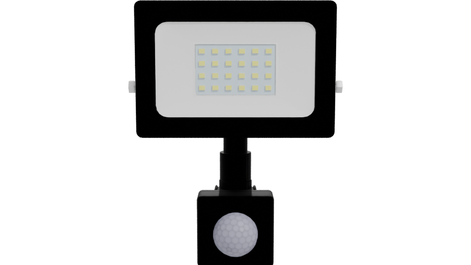 Stylish LED Flood Light Model - Professional 3D Model Render 11