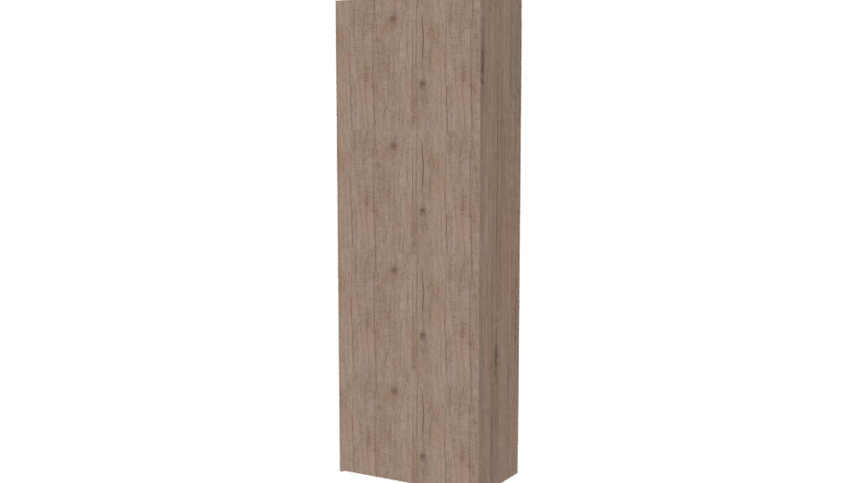Stylish Wooden Storage Cabinet 3D - Professional 3D Model Render 6