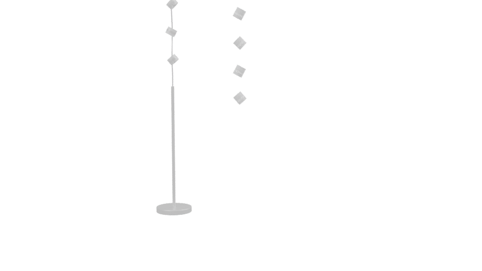 Elegant Modern Floor Lamp 3D Model - Professional 3D Model Render 2