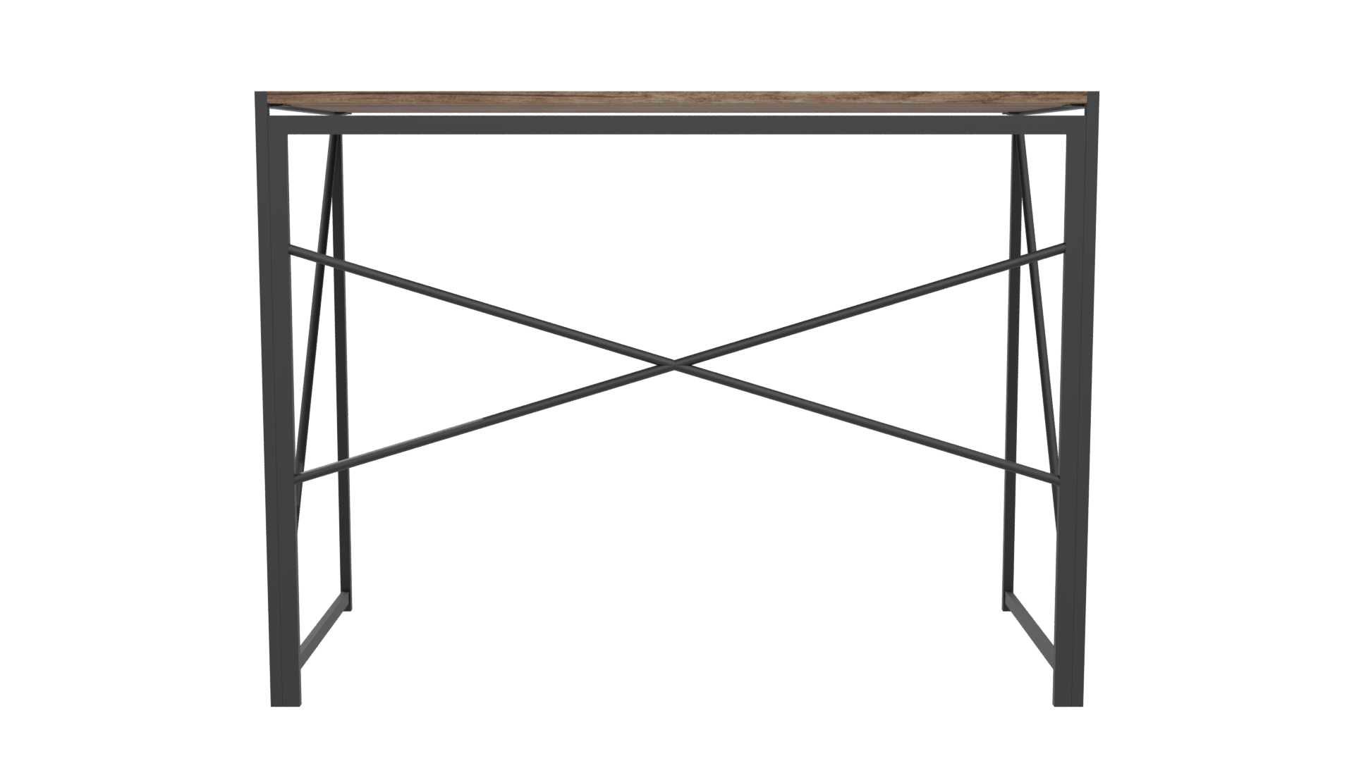 Industrial Style Wooden Table 3D - Professional 3D Model Render 5