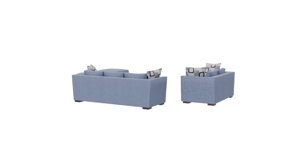 Modern Sofa Set 3D Model - Professional 3D Model Render 6