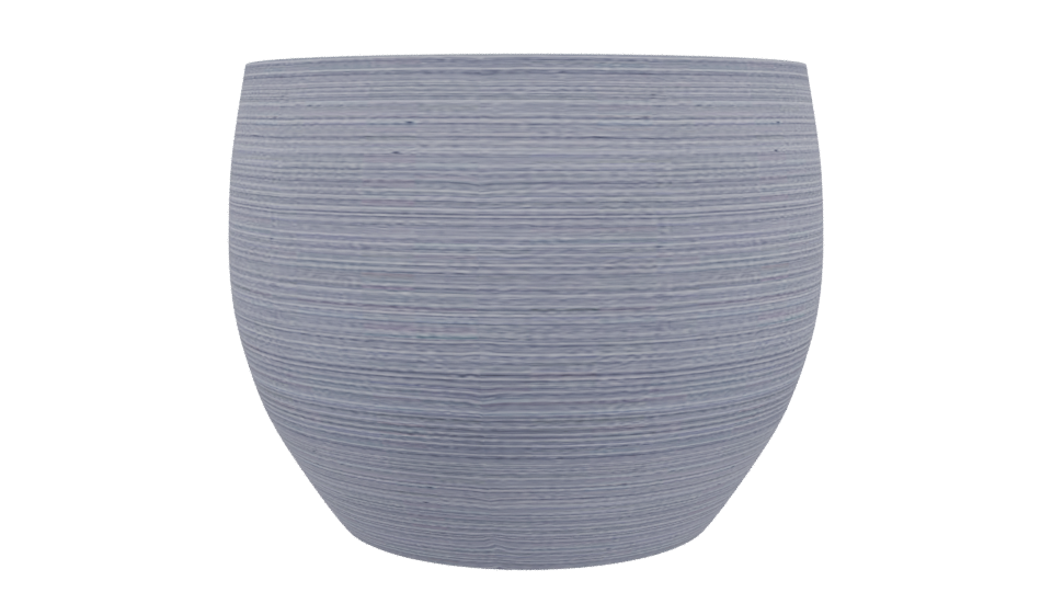 Stri Grey Fiber Pot 3D Model - Professional 3D Model Render 3