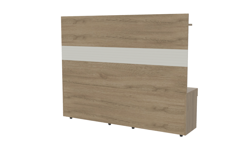 Stylish Modern TV Entertainment Center 3D Model - Professional 3D Model Render 6