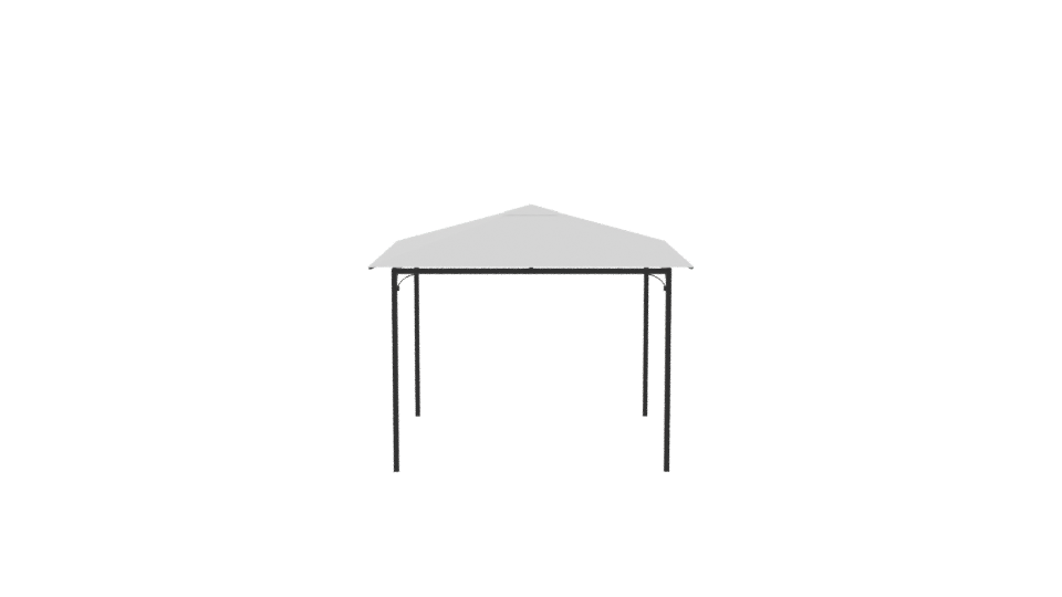 White Canopy Tent 3D Model - Professional 3D Model Render 8