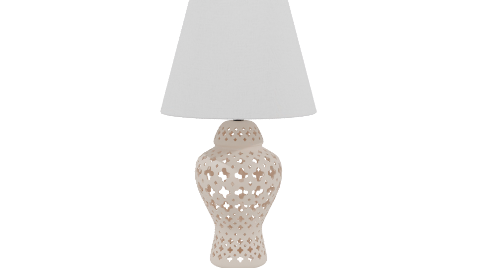 Elegant Table Lamp 3D Model - Professional 3D Model Render 3