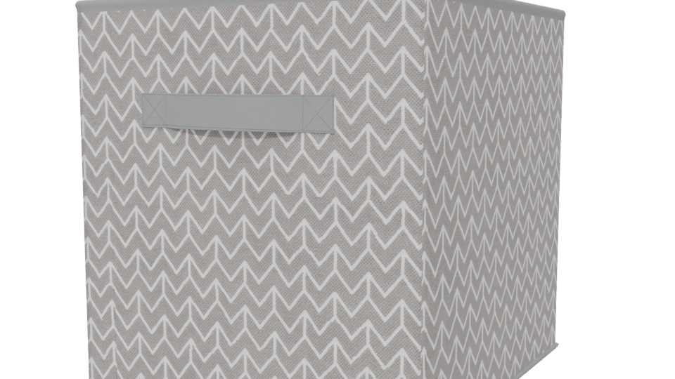 Stylish Fabric Storage Bin 3D - Professional 3D Model Render 6