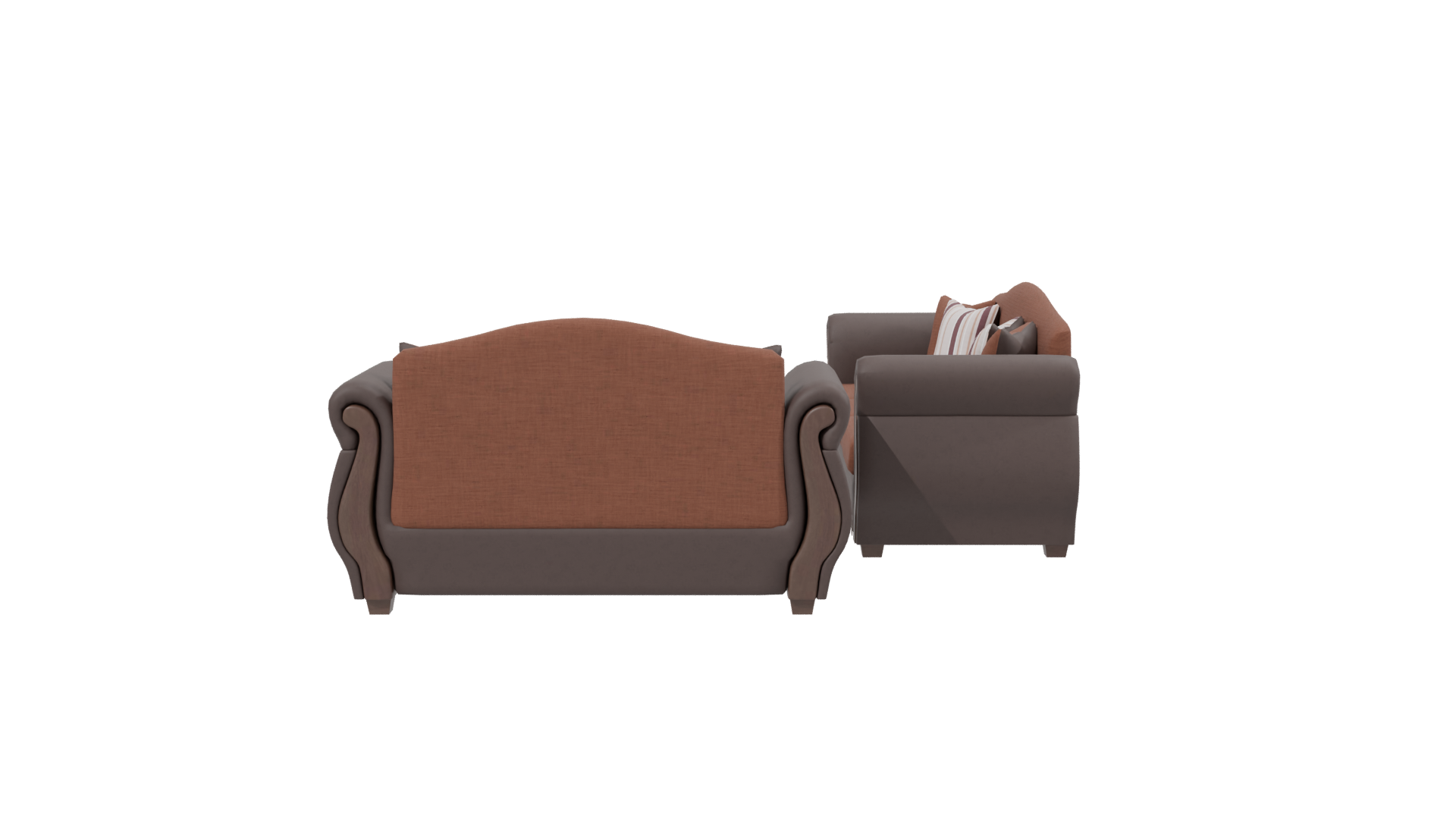 Elegant Sofa Set 3D Model - Professional 3D Model Render 17
