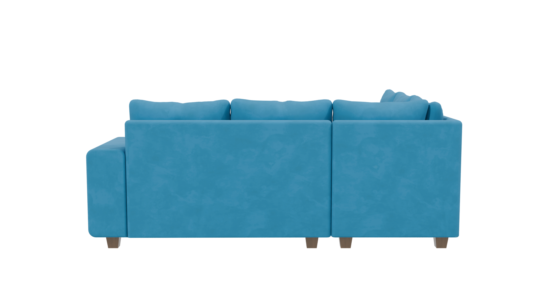 Contemporary L-Shaped Sofa 3D - Professional 3D Model Render 2