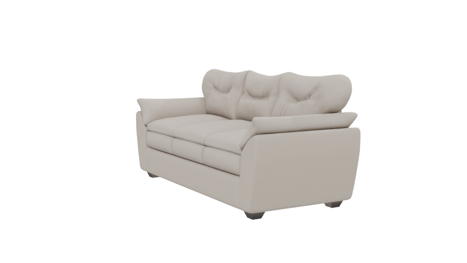 Elegant Modern Sofa 3D Model - Professional 3D Model Render 13