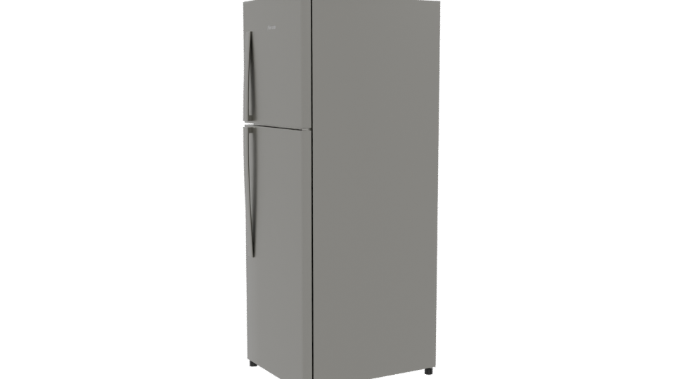 Sleek Stainless Steel Refrigerator 3D Model - Professional 3D Model Render 13