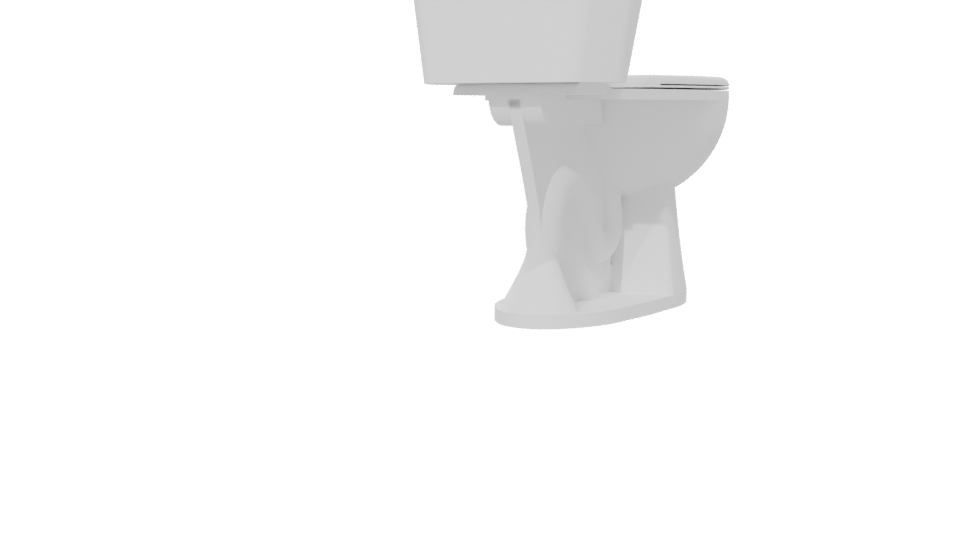 Stylized Bathroom Toilet Model - Professional 3D Model Render 6