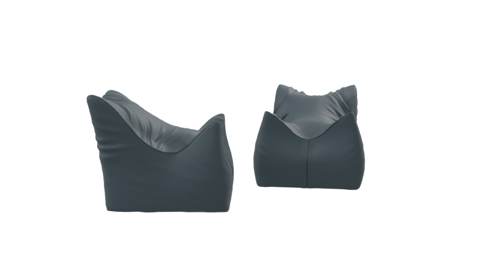 Stylish Bean Bag Chair 3D - Professional 3D Model Render 8
