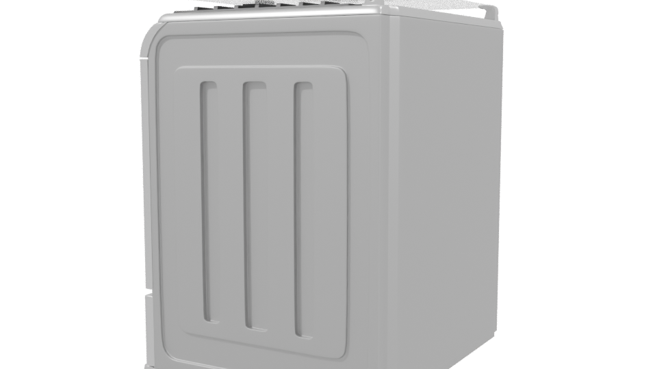 Stylish Modern Gas Range 3D - Professional 3D Model Render 3