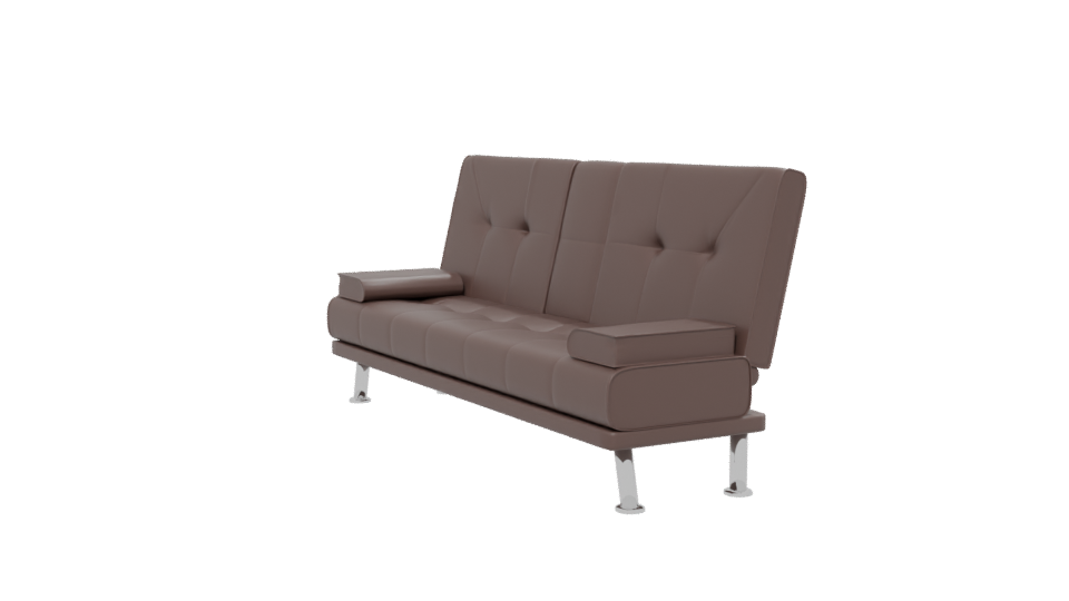 Stylish Brown Sofa Model 3D - Professional 3D Model Render 13