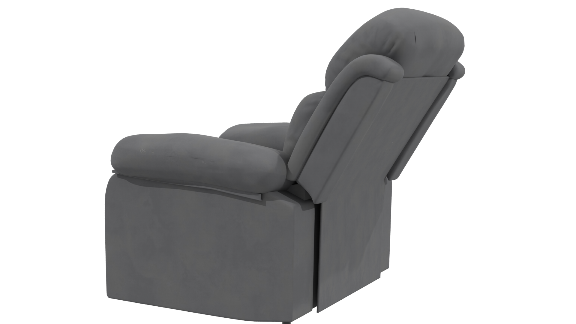 Contemporary Recliner Armchair Model - Professional 3D Model Render 3