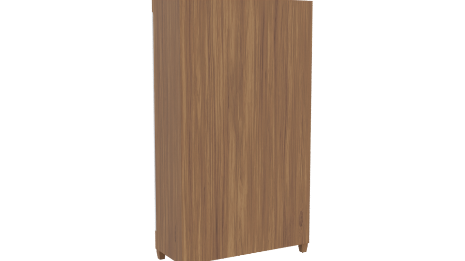 Stylish White Wardrobe 3D Model - Professional 3D Model Render 4