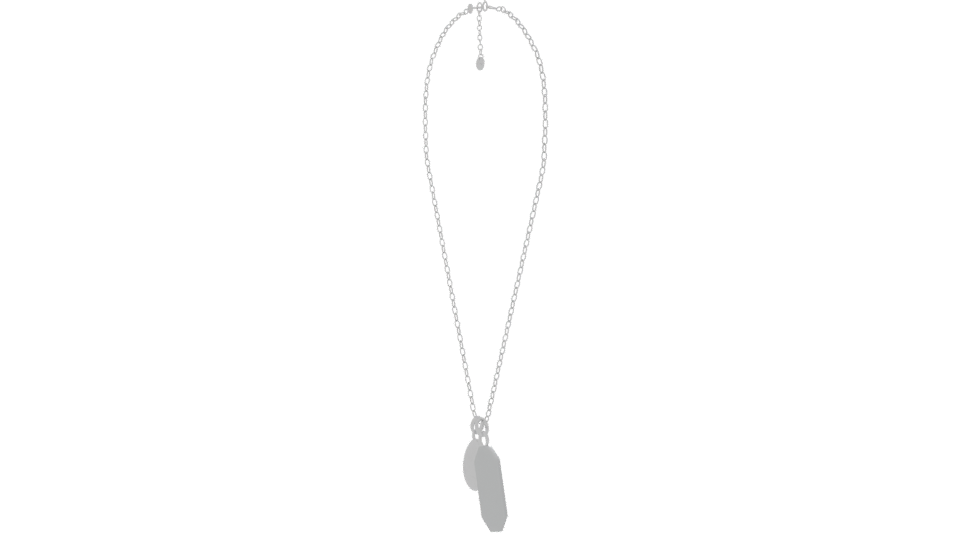 Elegant Pendant Necklace 3D Model - Professional 3D Model Render 7