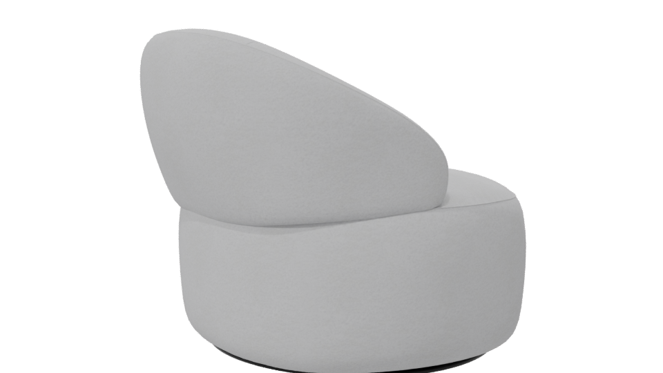 Stylish Modern Accent Chair 3D - Professional 3D Model Render 7