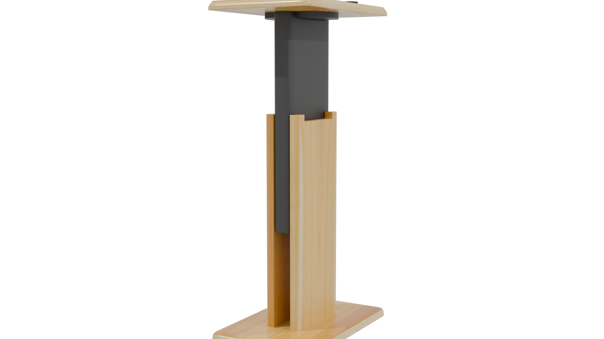 Stylish Wooden Podium 3D Model - Professional 3D Model Render 18