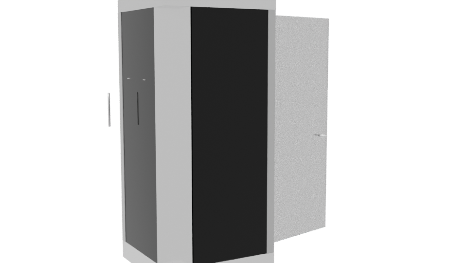 Stylish Modern Shower Cabin 3D - Professional 3D Model Render 7