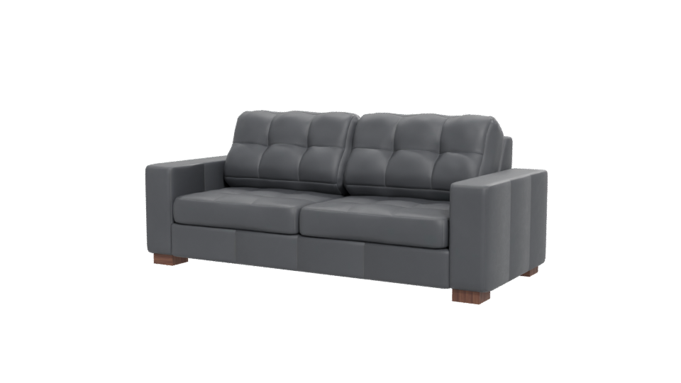 Stylish Modern Leather Sofa 3D Model - Professional 3D Model Render 12