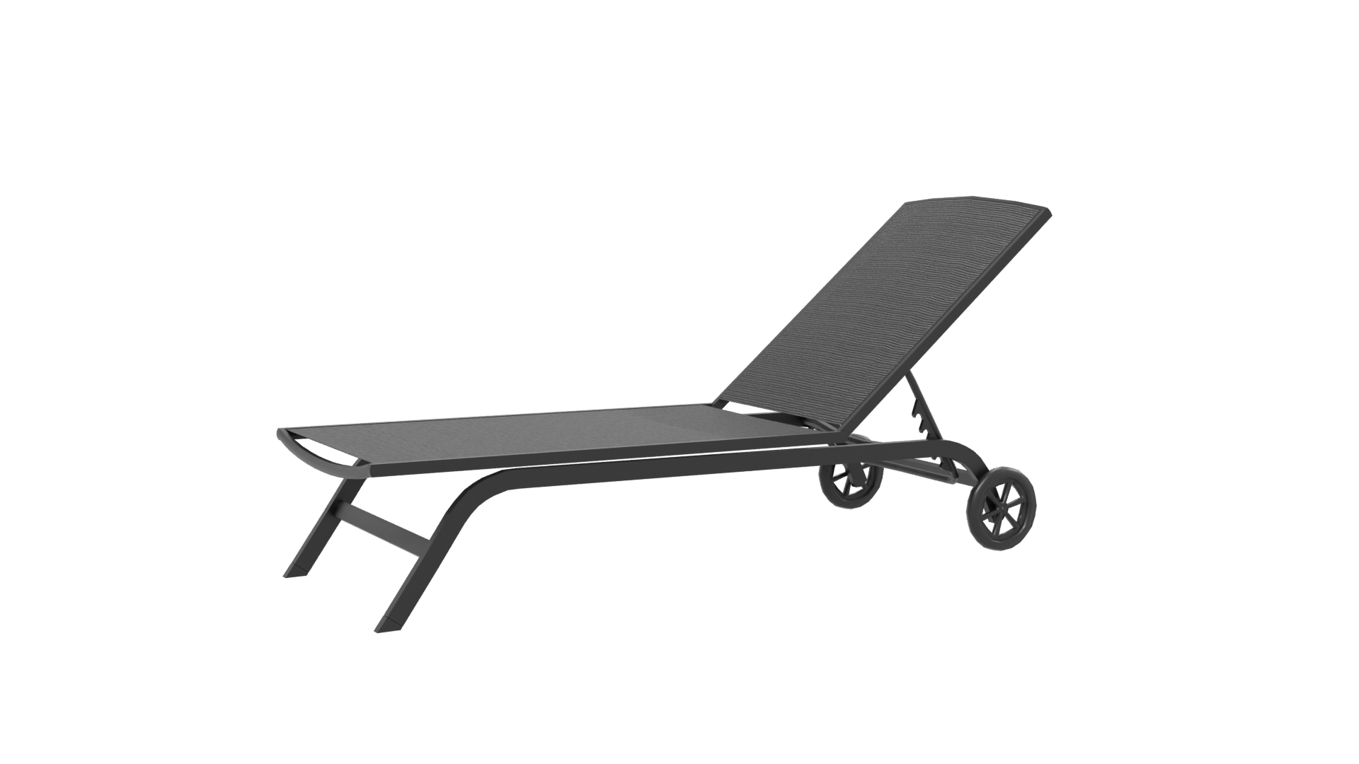 Outdoor Chaise Lounge Chair 3D - Professional 3D Model Render 13